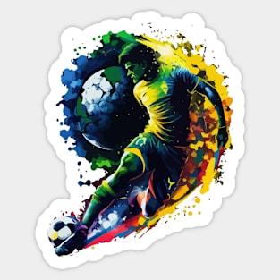 Brazil Soccer Premium Design Sticker